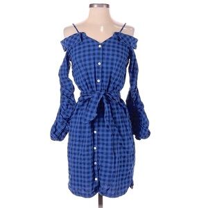 Guest Editor Plaid Button Down Dress | SIZE XS